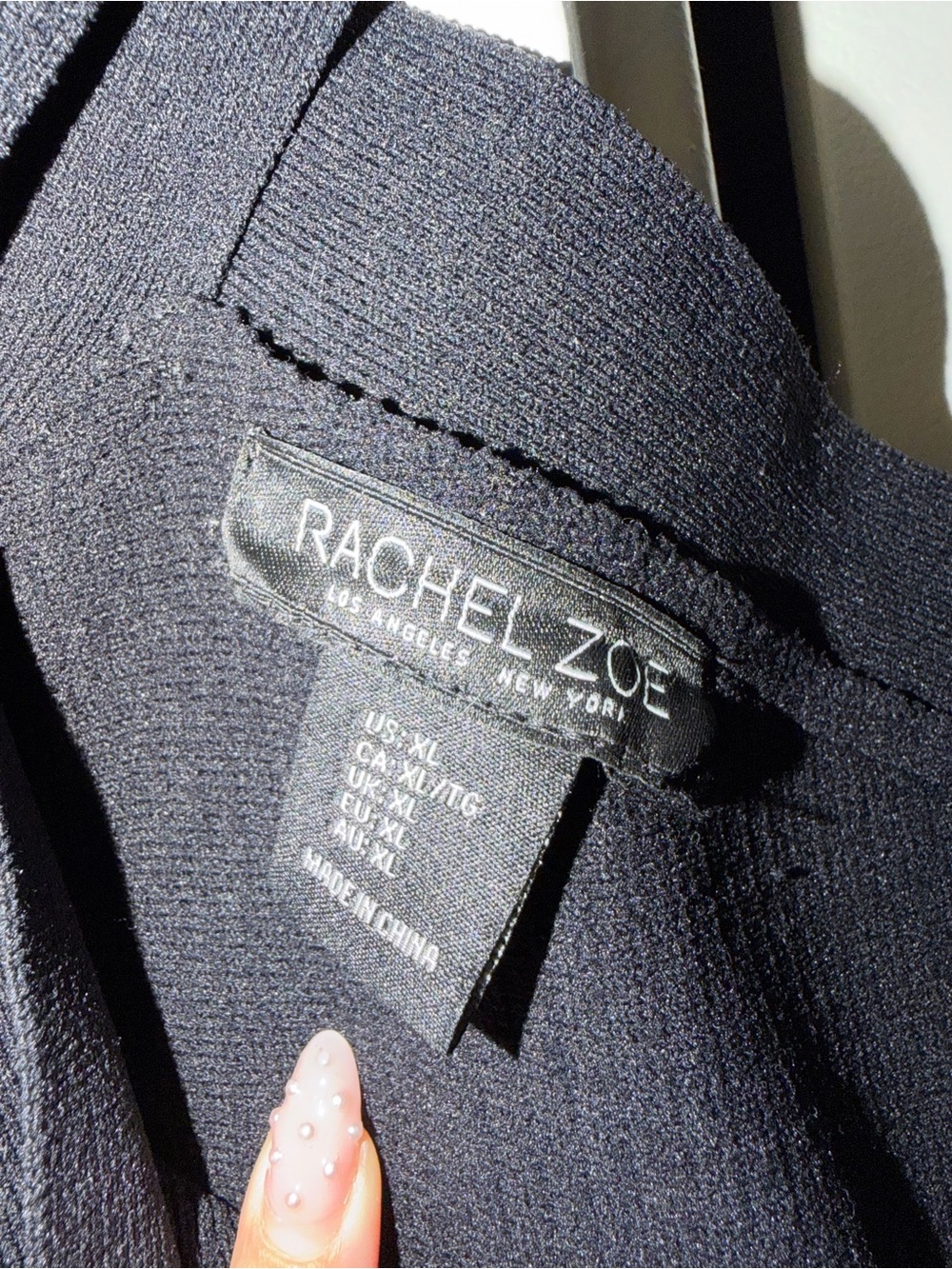 Rachel Zoe Ribbed Cross Strap Tank - Picture 4 of 4